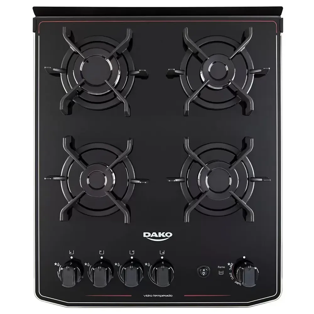 FOGAO 4B DAKO MAGISTER GLASS PRETO 5