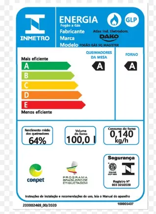 FOGAO 5B DAKO MAGISTER GLASS PRETO 2