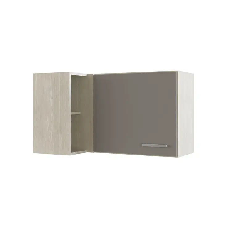 AEREO CADORIN CRISTAL 0.88X0.50 1PT 4532 CANTO RETO GRIGIO/FUME 2