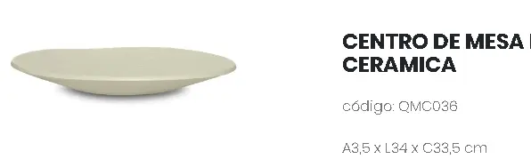 CENTRO MESA FLORARTE 53201001 BRANCO(BL)