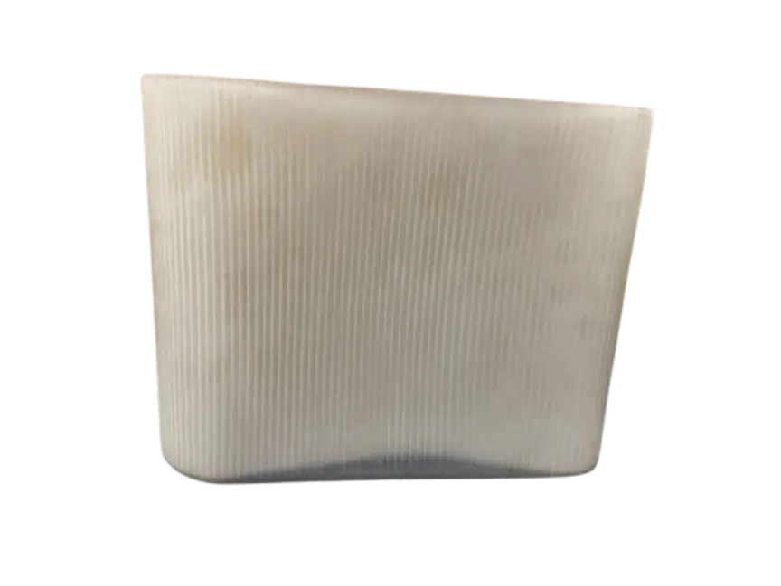 VASO FLORARTE VIDRO 96328002 BEGE FOSCO 10CM(BL)