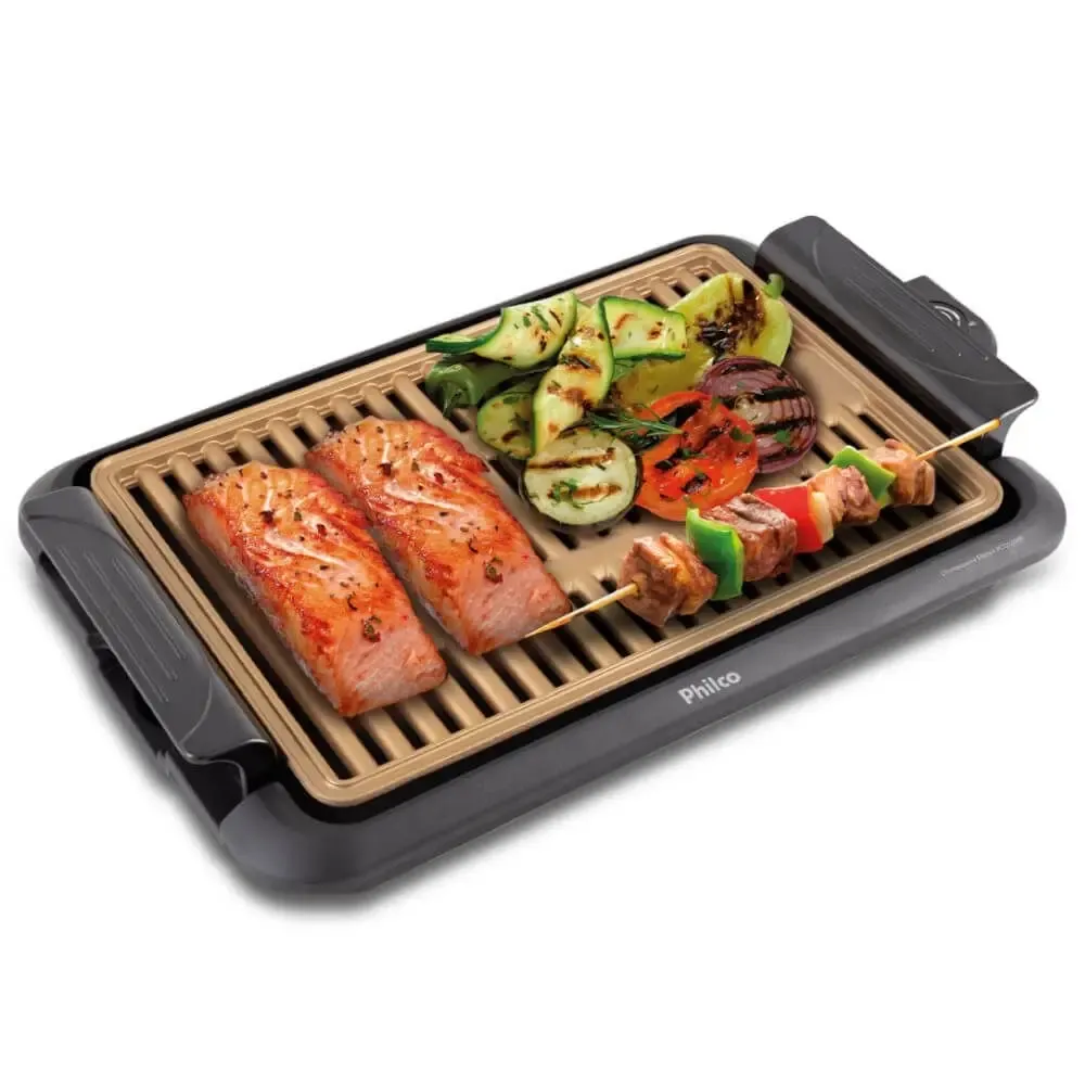 CHURRASQUEIRA ELETRICA PHILCO PCQ1200D 220V