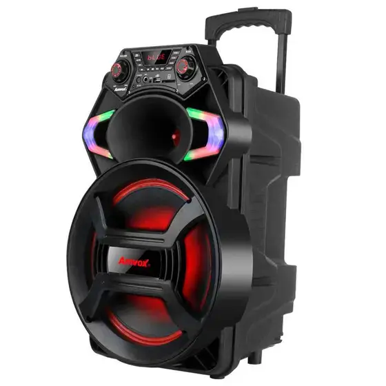 CAIXA SOM AMVOX  C/BATERIA ACA550 STRONDO II 550W RMS