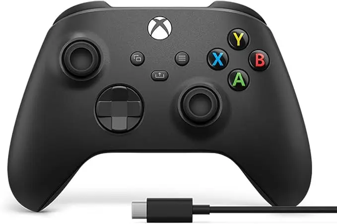 CONTROLE XBOX SEM FIO PRETO