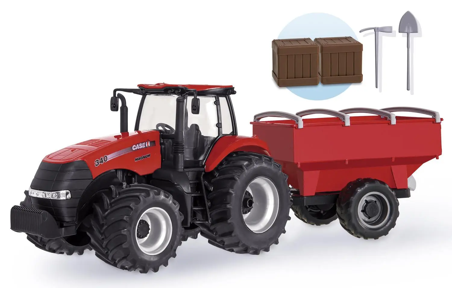 BRINQUEDO TRATOR CASE  C/GRANELEIRO 486 USUAL PLASTIC