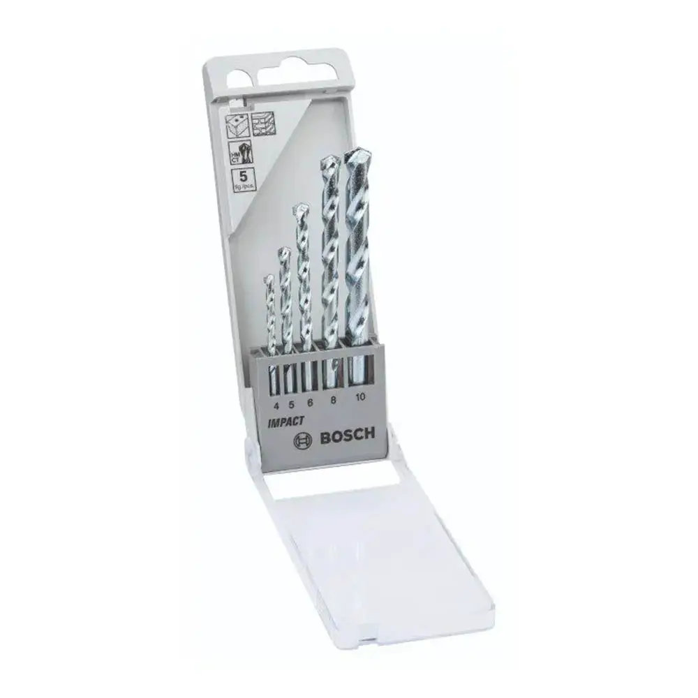 KIT BROCAS BOSCH P/CONCRETO 5 PEÇAS 2608590090 5