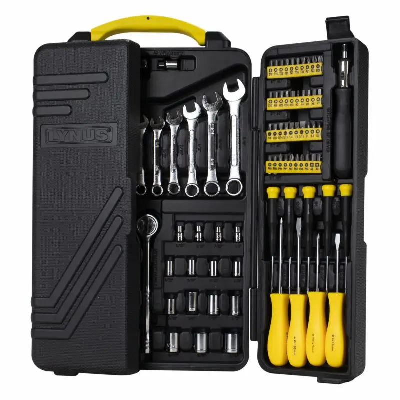 KIT FERRAMENTAS CATRACA LYNUS 115 PECAS