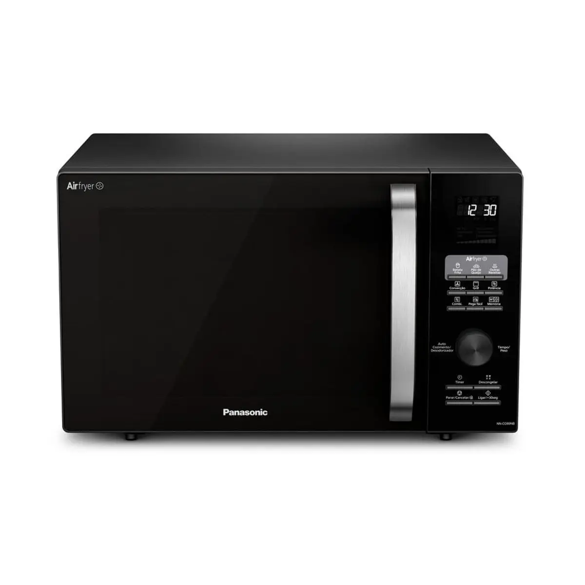 FORNO MICROONDAS AIR FRYER 30LT PANASONIC PRETO NN-CD89NBRUK 220V