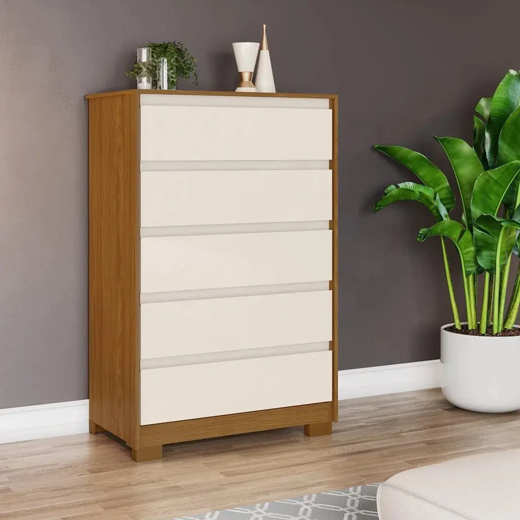 COMODA HENN D738-127 ANDRIA 5GV NATURE/OFF WHITE