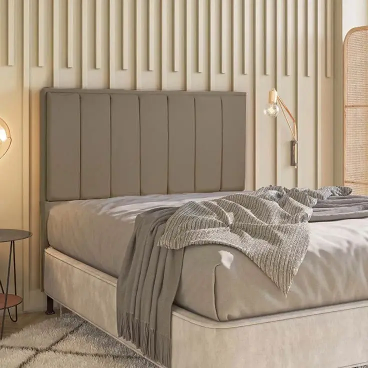 CABECEIRA JS HAVANA 160CM 1701 VELUDO CASTOR