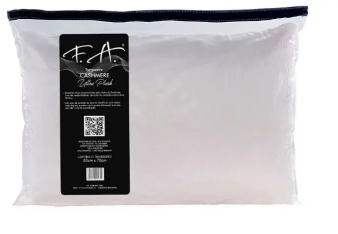 TRAVESSEIRO MARINGA CASHMERE HIPERSOFT MALHA 50X70X14