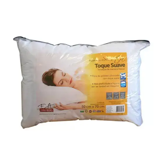 TRAVESSEIRO MARINGA SIESTA TOQUE SUAVE MICROFIBRA 50X70X19