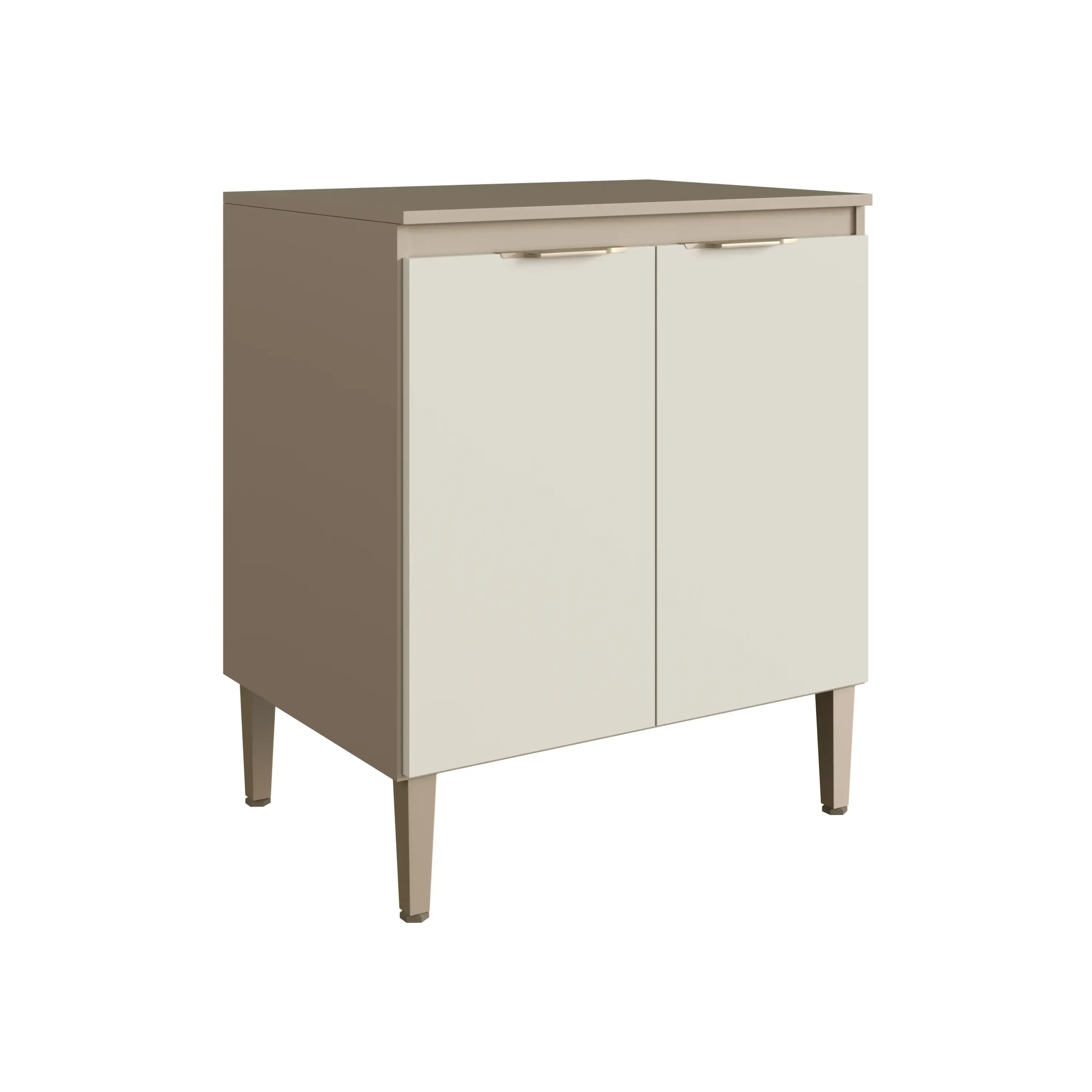 BALCAO CADORIN CAROL 0.70CM 2PT C/TAMPO 4621 MOCCA/AREIA