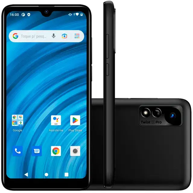 CELULAR POSITIVO TWIST 5 MAX S650 128GB PRETO CHUMBO