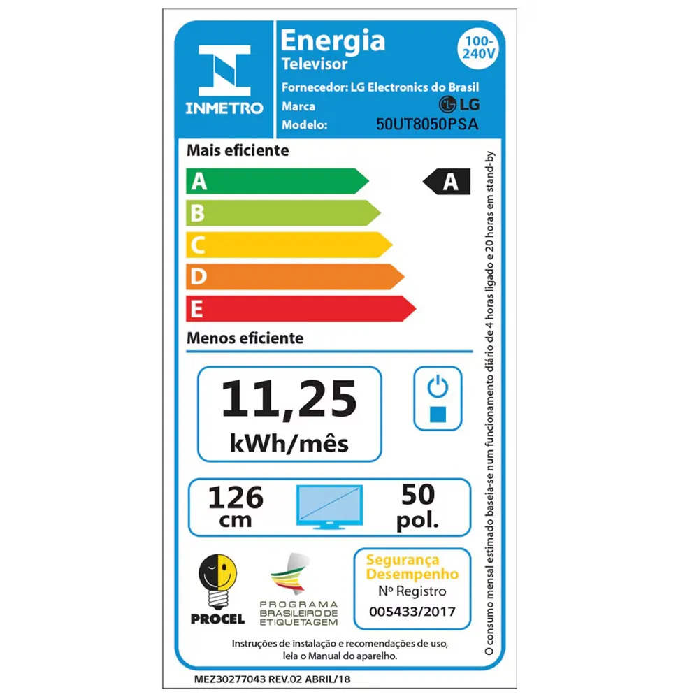 TV LG 50" 50UT8050PSA SMART 4K THINQ AI 2