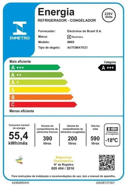 REFRIGERADOR ELECTROLUX IM8S 590LT FROST FREE PLATINUM 220V 2