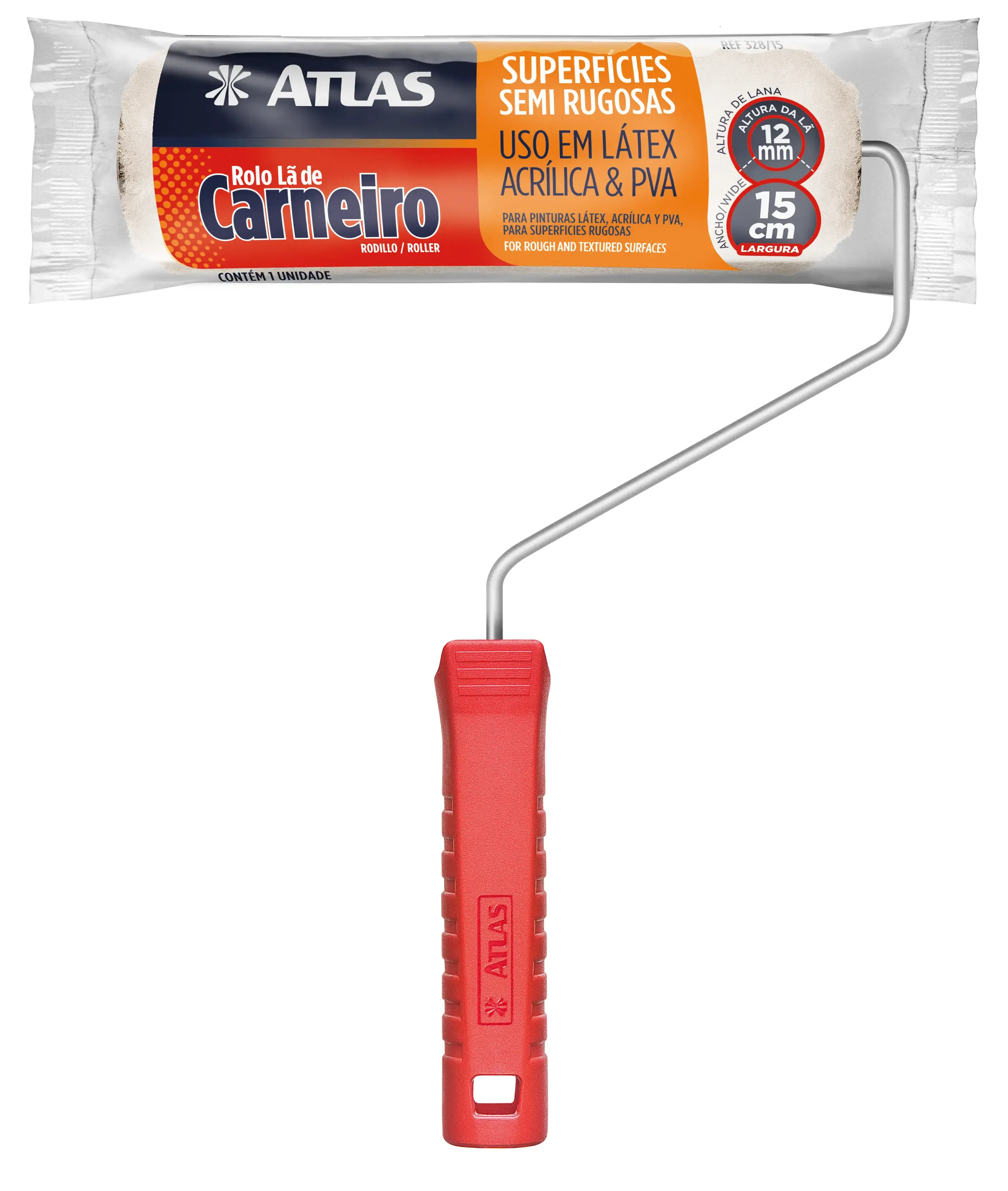 ROLO ATLAS 328/15 LA NATURAL 15CM