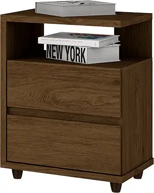 MESA DE CABECEIRA HENN D07-130 CAMPECHE 2GV CASTANHO