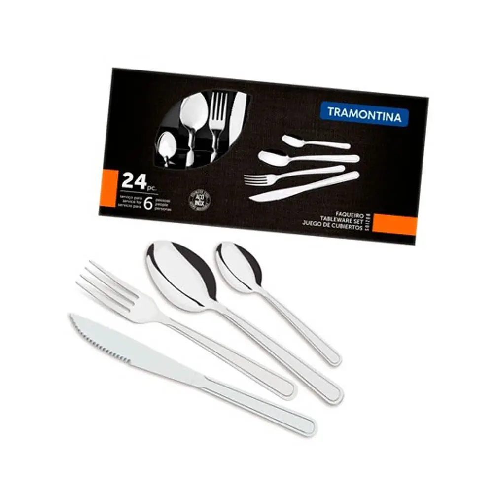 FAQUEIRO INOX TRAMONTINA 24PC BUZIOS 23799/071