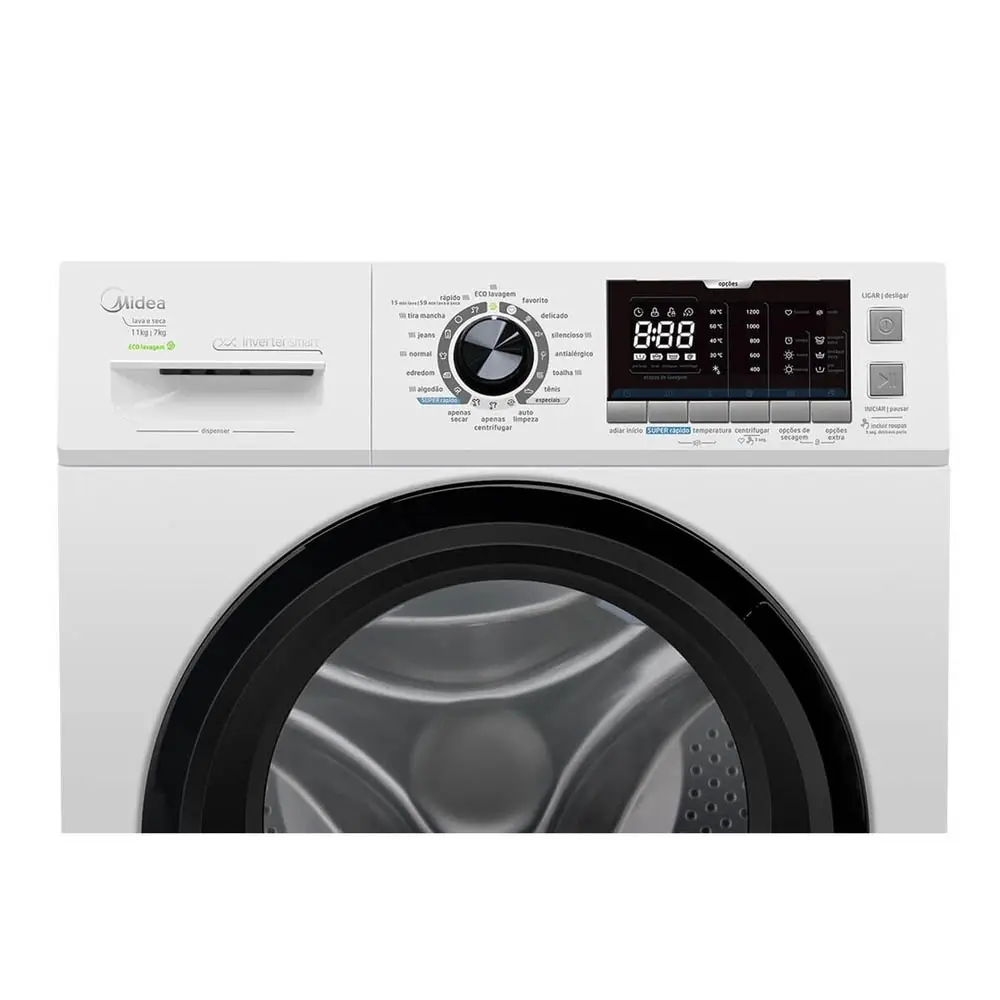 LAVADORA SECADORA MIDEA LSD11B2 11KG BRANCO 3