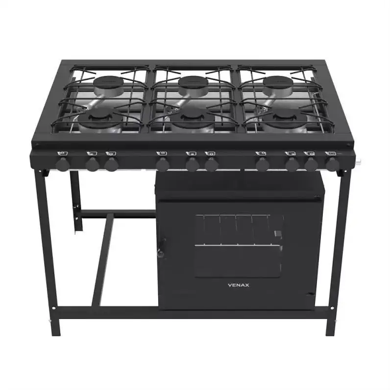 FOGAO INDUSTRIAL 6B C/FORNO VENAX NFFI 630-2 TRIPLA CHAMA