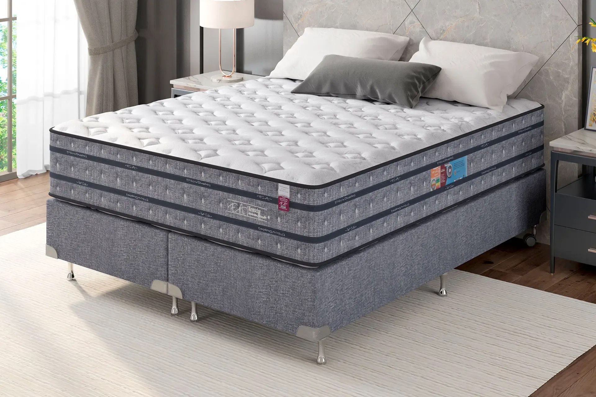 COLCHAO MARINGA KENTUCKY L20 193X203X032 88736 CHUMBO MIRACOIL P/155KG