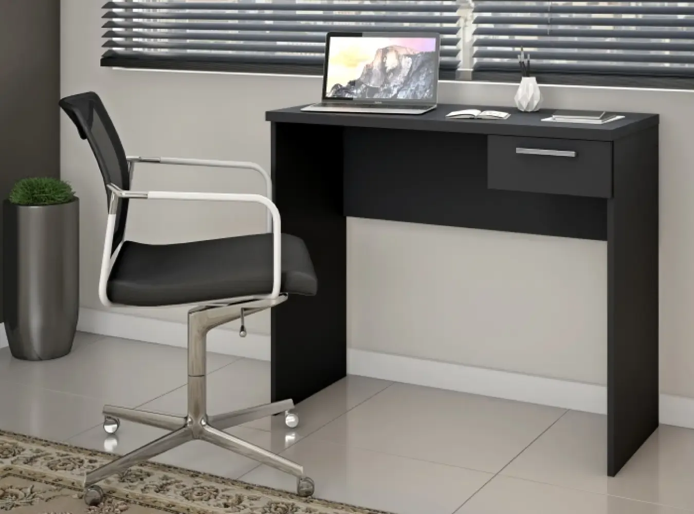 ESCRIVANINHA NOTAVEL NT2000 OFFICE 0.90MT 1GV PRETO