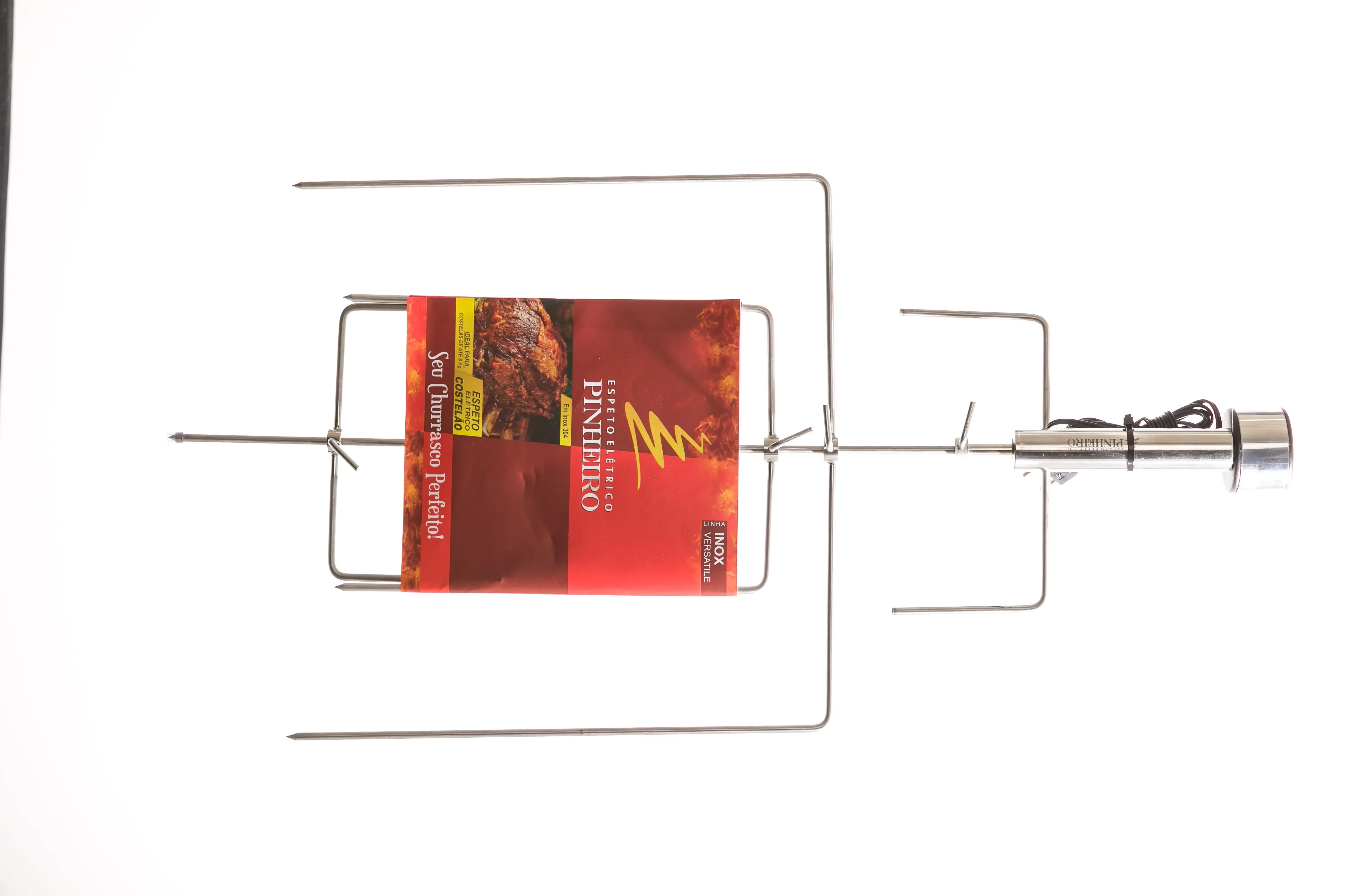 ESPETO ELETRICO PINHEIRO GIRATORIO 28 COSTELAO INOX