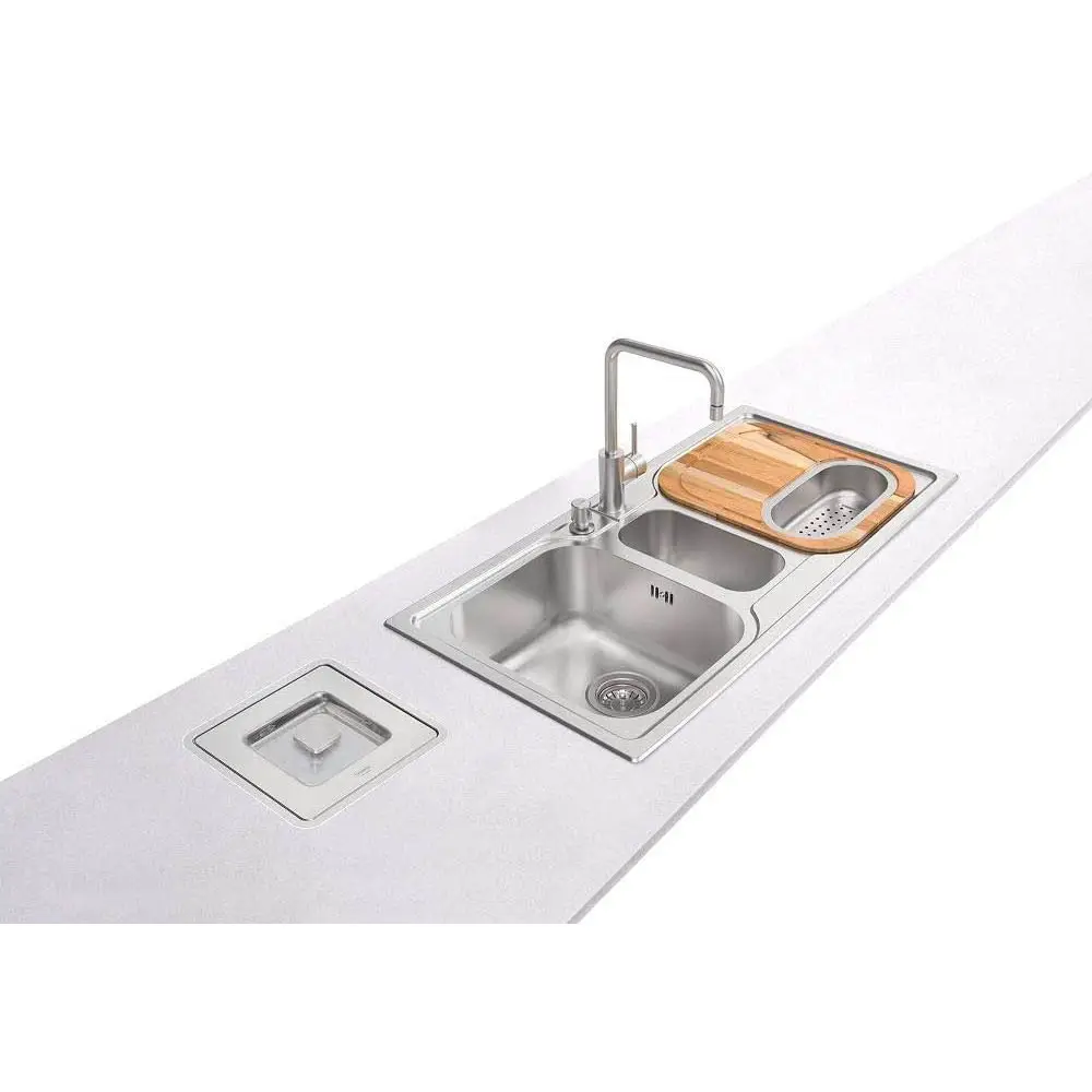 LIXEIRA TRAMONTINA 5L 94518/205 INOX EMBUT CLEAN SQUARE(BL) 3