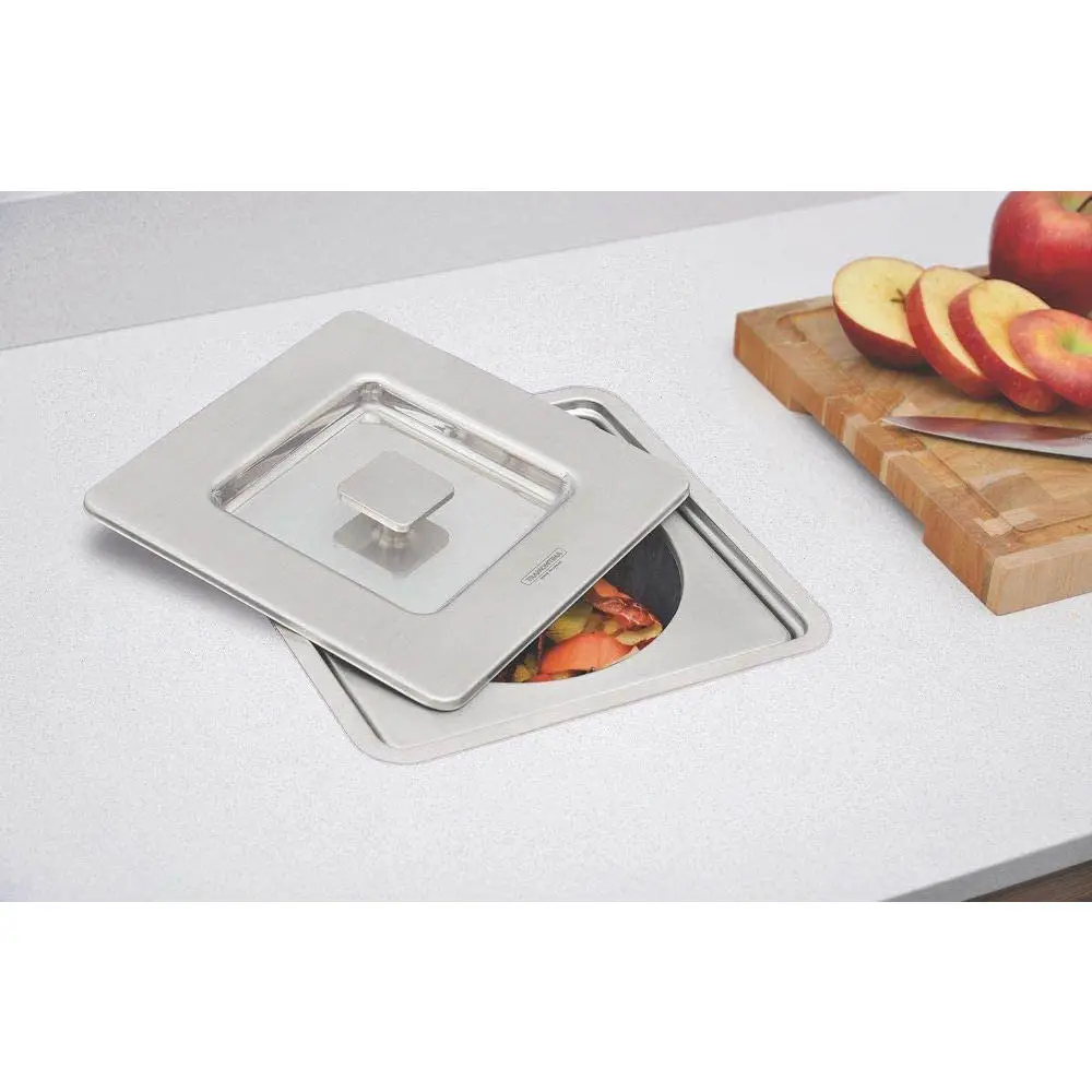 LIXEIRA TRAMONTINA 5L 94518/205 INOX EMBUT CLEAN SQUARE(BL) 5