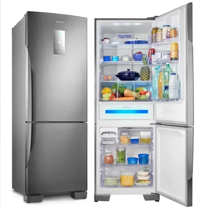 REFRIGERADOR PANASONIC NR-BB71PVFXB 480LT FROST FREE INVERTER INOX 220V