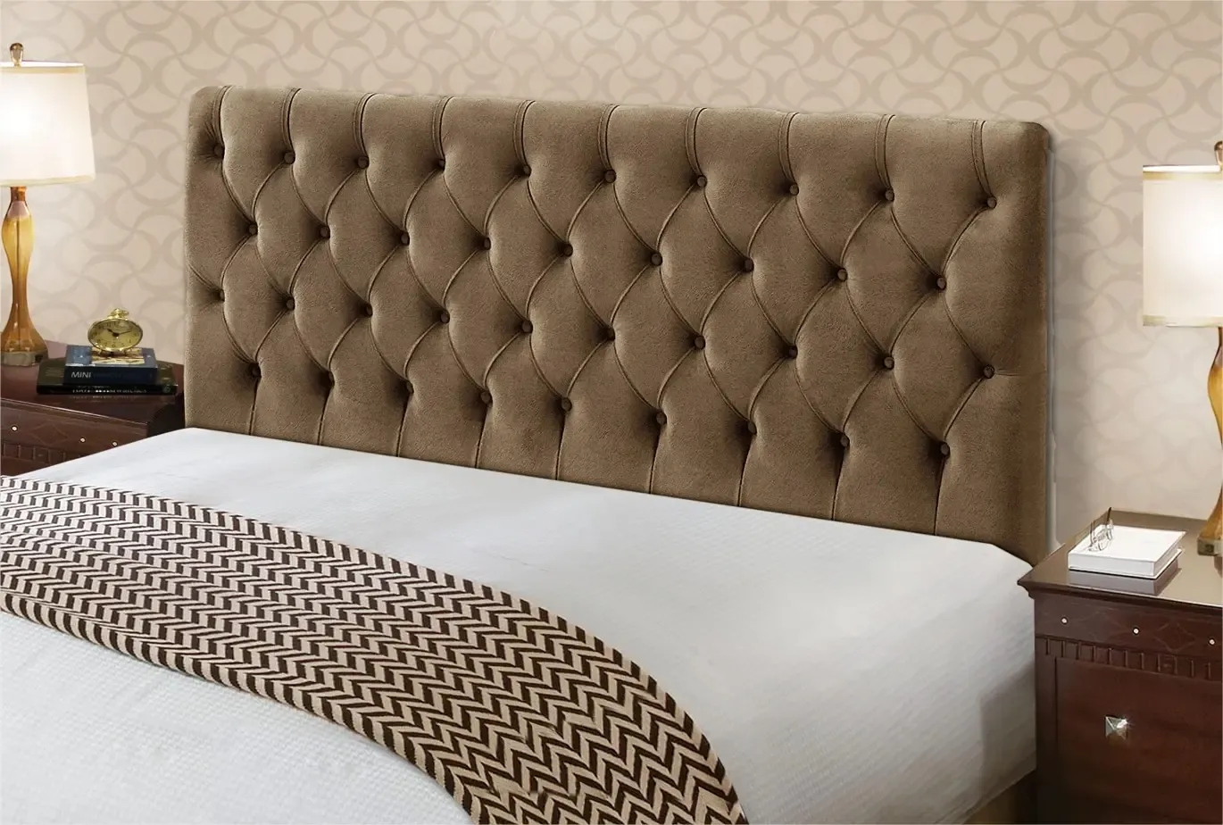 CABECEIRA JS CRISTAL 160CM 1701 VELUDO CASTOR