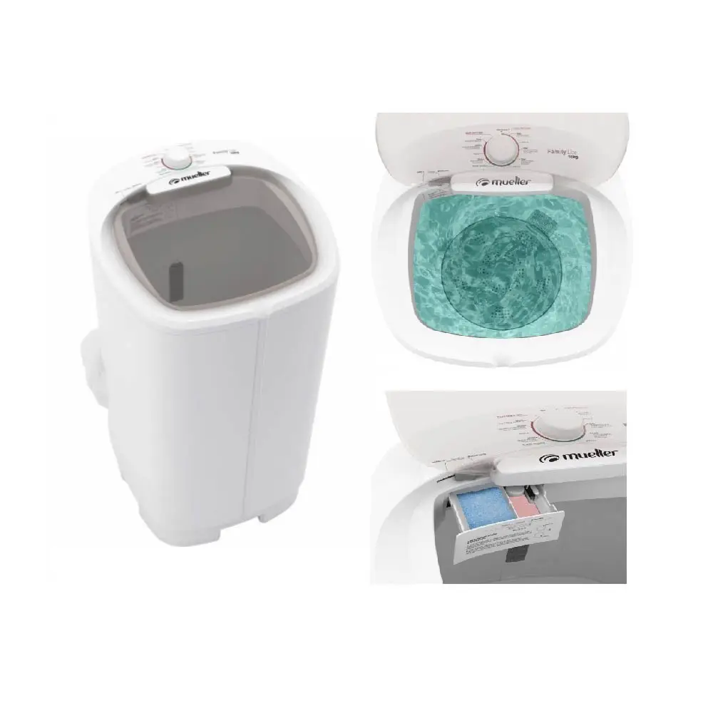 LAVADORA MUELLER FAMILY LITE 10KG BRANCA 600055020 220V