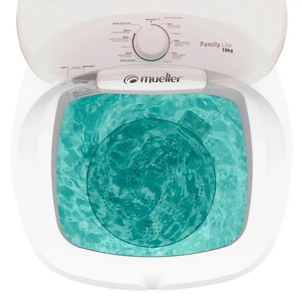 LAVADORA MUELLER FAMILY LITE 10KG BRANCA 600055020 220V 5