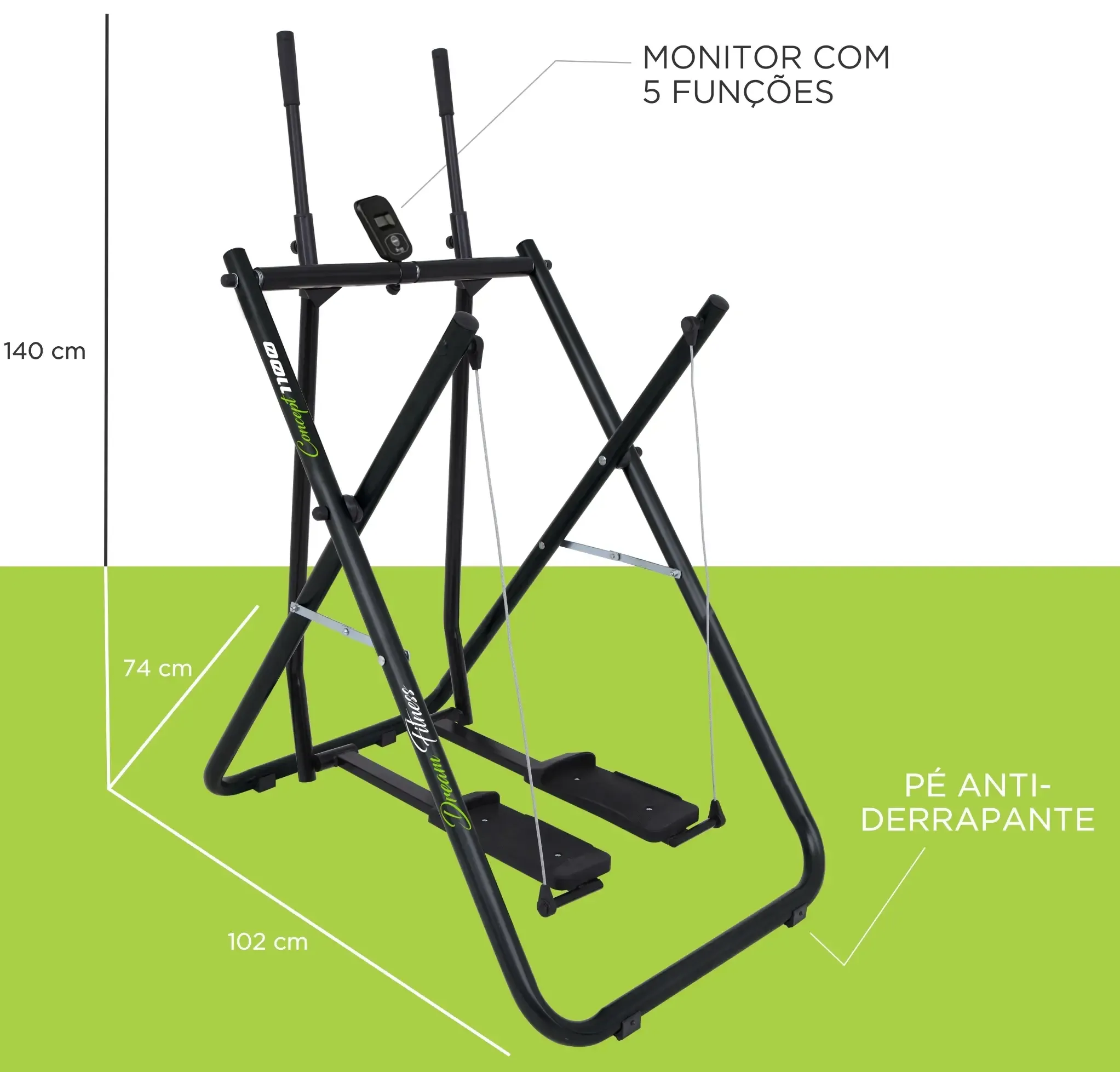 SIMULADOR CAMINHADA DREAM 5722 CONCEPT 1100 PESO MAX. 110KG