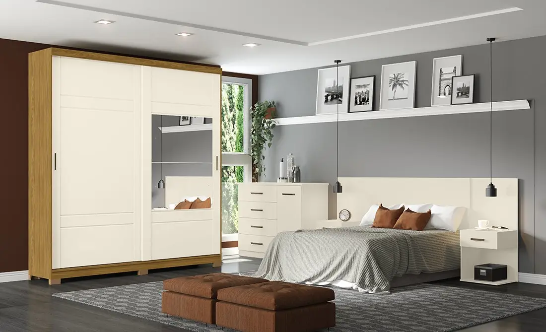 ROUP. HENN VERG 2PT DESL MDP C/ESP D239-127 NATURE/OFF WHITE 2.00LX2.30A