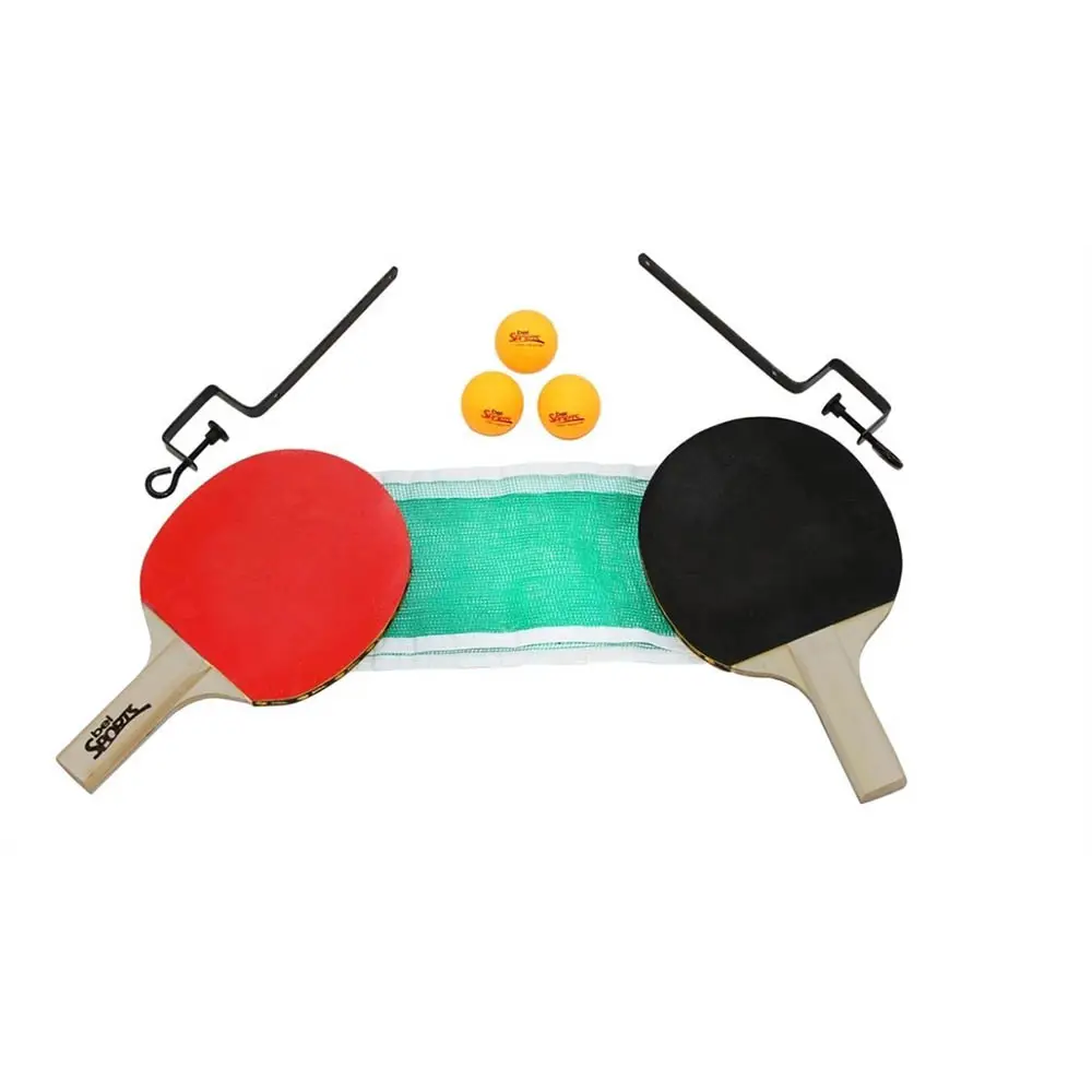 KIT TENIS DE MESA BEL FIX 2 RAQUE + SUPORTE DA REDE C/REDE + 3 BOLINHAS