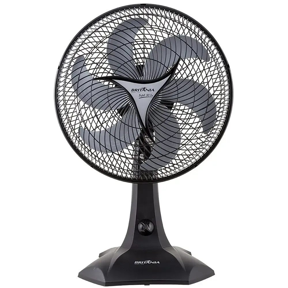 VENTILADOR 30CM BRITANIA PROTECT SIX PRETO 033012094 220V