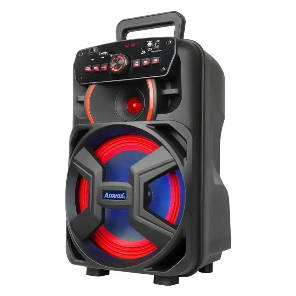 CAIXA SOM AMVOX  C/BATERIA ACA221 GIGANTE -II 220W ANTIGA :ACA189 E ACA188 5