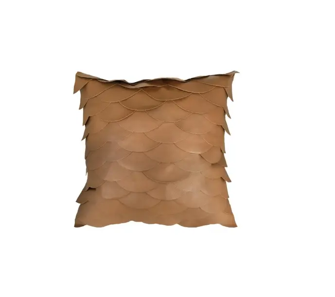 ALMOFADA DECORTEXTIL DC-018-14 COURO CARAMELO(BL)