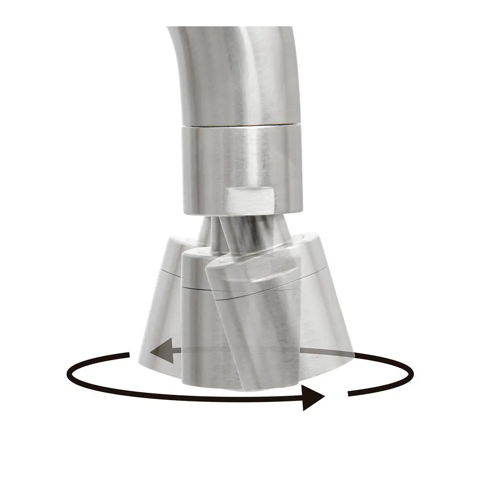 MISTURADOR MONO TRAMONTINA 94520/512 INOX ANGOLARE BLACK(BL) 2