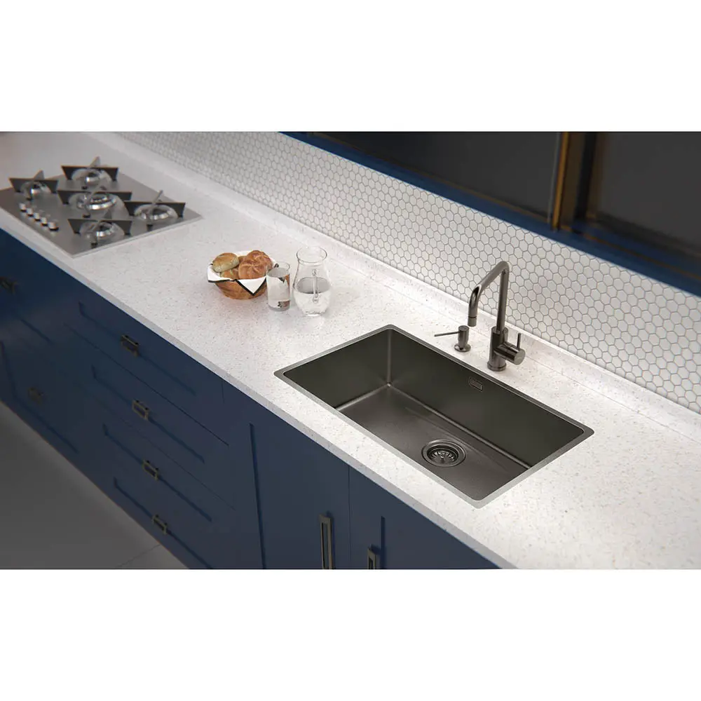 MISTURADOR MONO TRAMONTINA 94520/512 INOX ANGOLARE BLACK(BL) 3