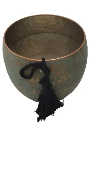 CACHEPOT UNIQUE 111847 METAL VENEZA M COBRE