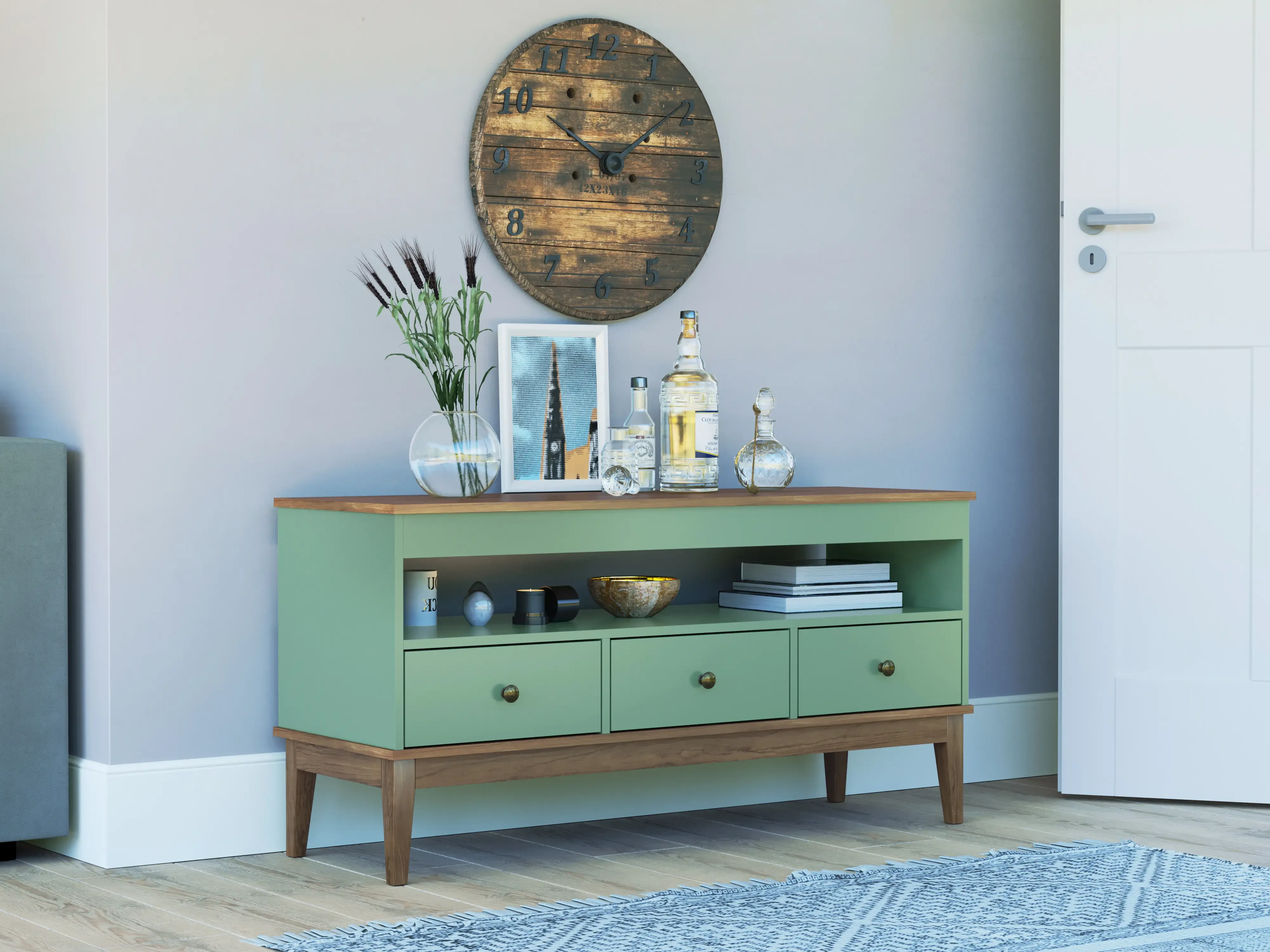 RACK MOVELBENTO MB1016 MEL/OLIVA