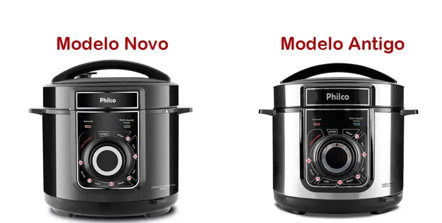 PANELA PRESSAO ELETRICA PHILCO PPP02PI 5L INOX BLACK 220V ANTIGA:PPP03T-BLACK e PPP02-SILVER