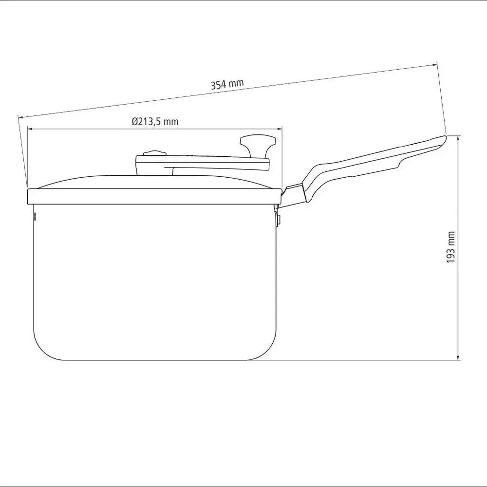 PIPOQUEIRA TRAMONTINA 27817/023 3.5L AZUL 3