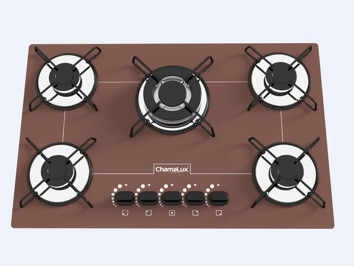 FOGAO MESA 5B CHAMALUX TC MARROM 0583