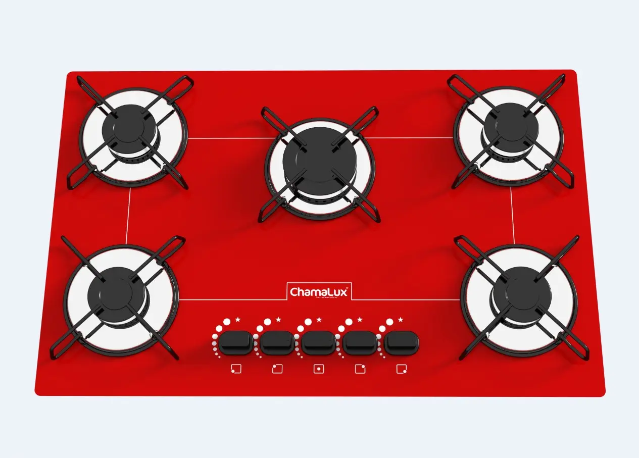FOGAO MESA 5B CHAMALUX  VERMELHO 0080