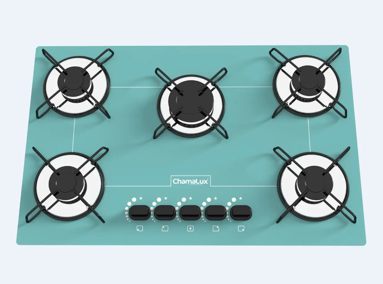 FOGAO MESA 5B CHAMALUX AZUL TURQUESA 0616