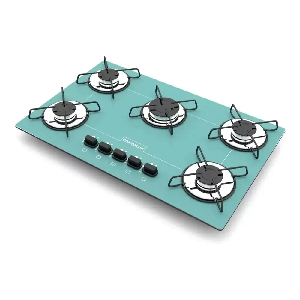 FOGAO MESA 5B CHAMALUX AZUL TURQUESA 0616 4